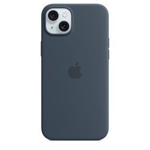 Чохол Apple iPhone 15 Plus Silicone Case with MagSafe - Storm&nbsp;Blue (MT123)