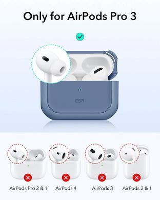 Чехол ESR Orbit Hybrid Case (HaloLock) with MagSafe для AirPods Pro 3 - Dark Blue