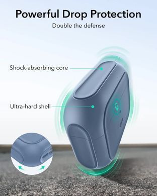 Чехол ESR Orbit Hybrid Case (HaloLock) with MagSafe для AirPods Pro 3 - Dark Blue