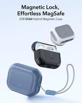 Чехол ESR Orbit Hybrid Case (HaloLock) with MagSafe для AirPods Pro 3 - Dark Blue