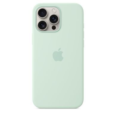 Чохол Apple iPhone 16 Pro Max Silicone Case with MagSafe - Aquamarine (MDGY4)