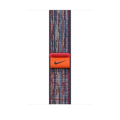 Ремешок Apple Nike Sport Loop Watch 46mm Blue/Red (MXU43)