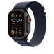Ремінець Apple 49mm Navy Alpine&nbsp;Loop -&nbsp;Small - Black Titanium Finish (MYPW3)