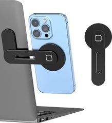 Держатель с магнитом MagSafe на MacBook для iPhone - Черный