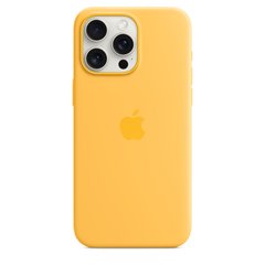 Чехол Apple iPhone 15 Pro Max Silicone Case with MagSafe - Sunshine (MWNP3)