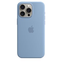Чехол Apple iPhone 15 Pro Max Silicone Case with MagSafe - Winter Blue (MT1Y3)