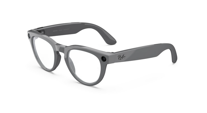 Розумні окуляри Ray-Ban | Meta Headliner [Gen 2] Standard Shiny Asteroid Grey Frame / Clear to Emerald Transitions Lenses (RW4013 6702CE 50-23)