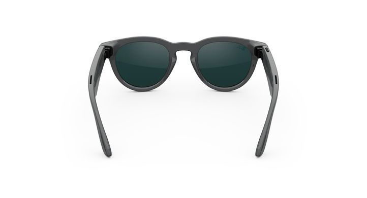 Розумні окуляри Ray-Ban | Meta Headliner [Gen 2] Standard Shiny Asteroid Grey Frame / Clear to Emerald Transitions Lenses (RW4013 6702CE 50-23)