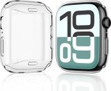 Чехол силиконовый для Apple Watch (Series 10, 11) 42mm - Прозрачный