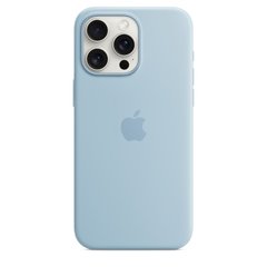 Чохол Apple iPhone 15 Pro Max Silicone Case with MagSafe - Light Blue (MWNR3)