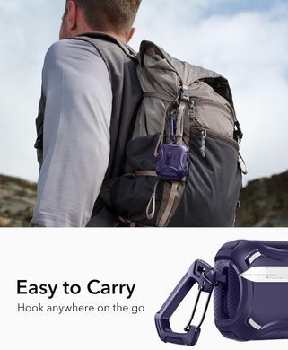 Чохол ESR Cyber FlickLock Snap-and-Charge Bundle with MagSafe для AirPods Pro 3 - Purple