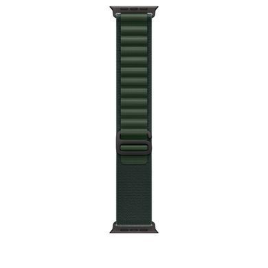 Ремешок Apple 49mm Dark Green Alpine&nbsp;Loop -&nbsp;Small - Black Titanium Finish (MYPQ3)