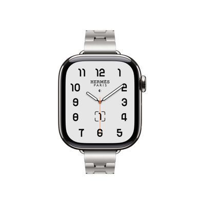 Ремінець Apple Watch Herm&egrave;s - 42mm Satin&eacute; Grand H Fin - Small (MGLT4)