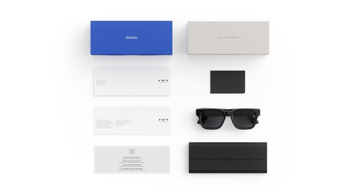 Умные очки Meta Fury AI Smart Glasses &ndash; Classic Black / Grey