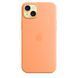 Чехол Apple iPhone 15 Plus Silicone Case with MagSafe - Orange&nbsp;Sorbet&nbsp;(MT173)
