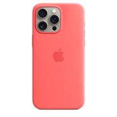 Чехол Apple iPhone 15 Pro Max Silicone Case with MagSafe - Guava (MT1V3)