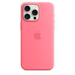 Чехол Apple iPhone 15 Pro Max Silicone Case with MagSafe - Pink (MWNN3)