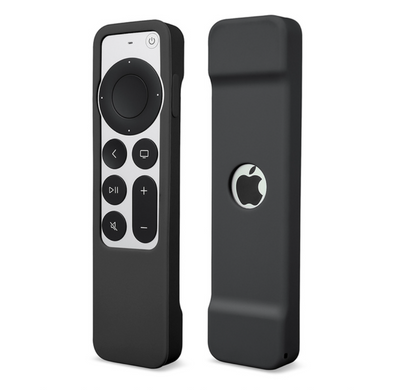 Чехол силиконовый для пульта Apple Siri Remote 2 / 3 gen - Черный