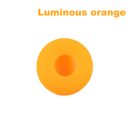 Оранжевый люминисцентный силиконовый чехол на ремень для AirTag