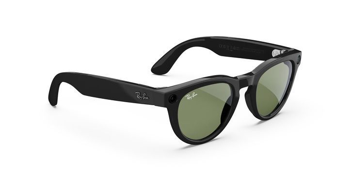 Розумні окуляри Ray-Ban | Meta Headliner [Gen 2] Standard Shiny Black Frame / G-15 Green Lenses (RW4013 601/71 50-23)