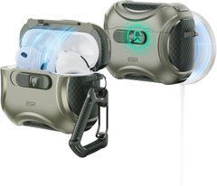 Чохол ESR Cyber FlickLock Snap-and-Charge Bundle with MagSafe для AirPods Pro 3 - Army Green