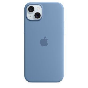 Чохол Apple iPhone 15 Plus Silicone Case with MagSafe - Winter&nbsp;Blue (MT193)