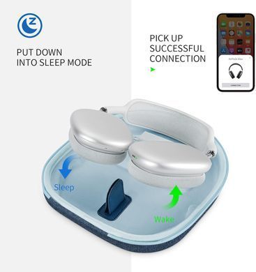 Чехол YINKE Smart Case для AirPods Max - Голубой