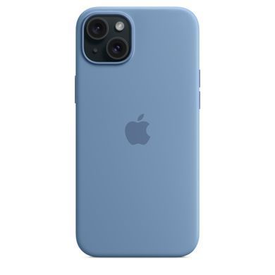 Чехол Apple iPhone 15 Plus Silicone Case with MagSafe - Winter&nbsp;Blue&nbsp;(MT193)
