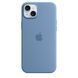 Чехол Apple iPhone 15 Plus Silicone Case with MagSafe - Winter&nbsp;Blue&nbsp;(MT193)