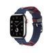 Ремінець Apple Watch Herm&egrave;s - 41mm Navy Bridon Single Tour (MTHM3)