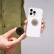 Тримач для телефону PopSockets Adhesive PopGrip - Translucent Black Smoke