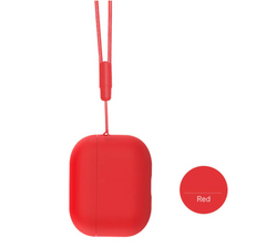 Красный силиконовый чехол с ремешком для AirPods Pro 2