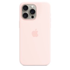 Чехол Apple iPhone 15 Pro Max Silicone Case with MagSafe - Light Pink (MT1U3)