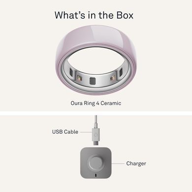 Смарт-кільце Oura Ring 4 Ceramic - Petal