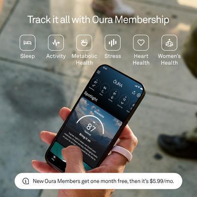 Смарт-кільце Oura Ring 4 Ceramic - Petal