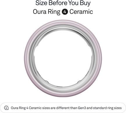 Смарт-кільце Oura Ring 4 Ceramic - Petal