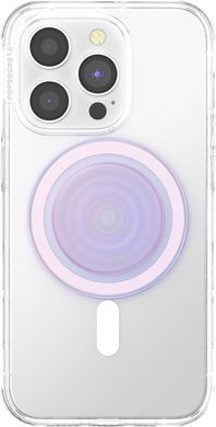 Тримач для телефону PopSockets Phone Grip Compatible with MagSafe - Clear Opalescent