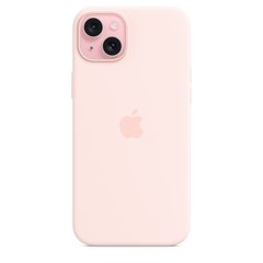 Чехол Apple iPhone 15 Plus Silicone Case with MagSafe - Light Pink (MT143)