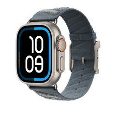 Ремешок Apple Watch Herm&egrave;s - 49mm Bleu Gris/Bleu Glacier En Mer (MHXU4)