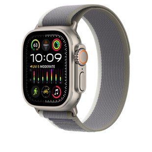 Ремінець Apple Green/Gray Trail Loop для Watch 49mm - S/M - M/L