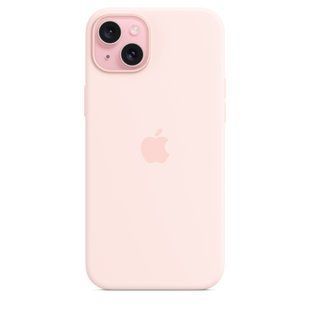 Чохол Apple iPhone 15 Plus Silicone Case with MagSafe - Light&nbsp;Pink (MT143)