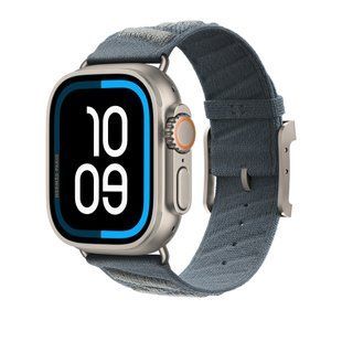 Ремешок Apple Watch Herm&egrave;s - 49mm Bleu Gris/Bleu Glacier En Mer (MHXU4)