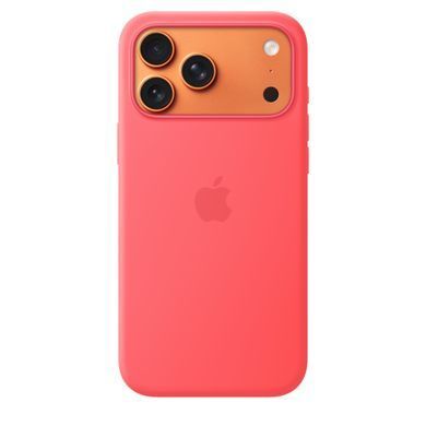 Чехол Apple iPhone 17 Pro Max Silicone Case with MagSafe &ndash; Bright Guava (MHW64)