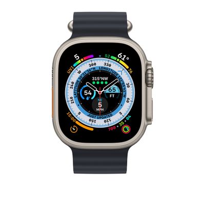 Ремешок Apple Ocean Band для Watch 49mm - Midnight (MQEE3)