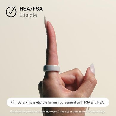 Смарт-кольцо Oura Ring 4 Ceramic - Cloud