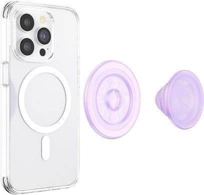 Тримач для телефону PopSockets Phone Grip Compatible with MagSafe - Clear Opalescent