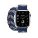 Ремешок Apple Watch Hermès - 41mm Navy Bridon Double Tour (MTHP3)