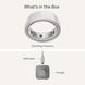 Смарт-кольцо Oura Ring 4 Ceramic - Cloud