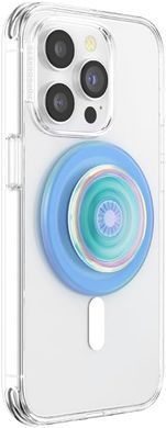 Держатель для телефона PopSockets Phone Grip Compatible with MagSafe - Blue Opalescent Translucent