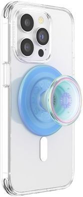 Держатель для телефона PopSockets Phone Grip Compatible with MagSafe - Blue Opalescent Translucent